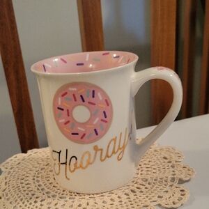 🍩ENESCO Donut Gold Coffee Mug